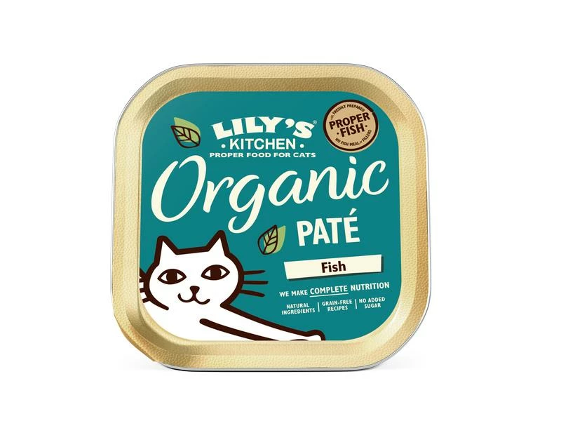 Lily's Kitchen Nassfutter Organic Fisch, 19 x 85 g – Bild 2