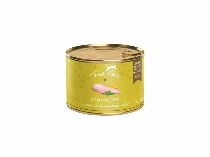 Terra Faelis Nassfutter Adult getreidefrei mit Kaninchen, 200 g
