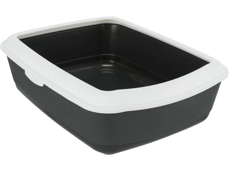 Trixie Katzentoilette Classic mit Rand, 37 x 15 x 47 cm