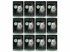 Cat's Love Nassfutter Adult Pute, 12 x 85 g