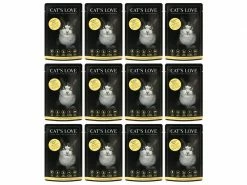 Cat's Love Nassfutter Adult Huhn, 12 x 85 g