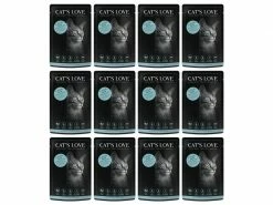 Cat's Love Nassfutter Adult Lachs, 12 x 85 g