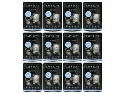 Cat's Love Nassfutter Junior Kalb, 12 x 85 g
