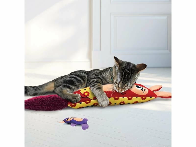 Kong Katzen-Spielzeug Kickeroo Känguru 40 cm – Bild 2