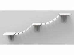 Trixie Kletterleiter zur Wandmontage, Weiss