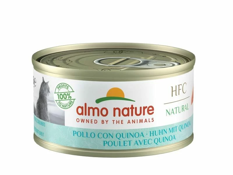 Almo Nature Nassfutter HFC Natural Huhn mit Quinoa, 24 x 70 g – Bild 2
