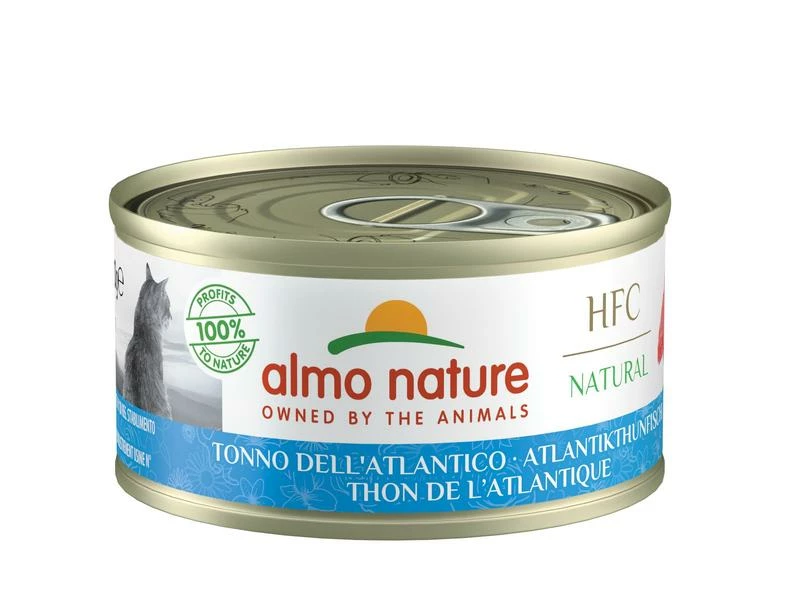 Almo Nature Nassfutter HFC Natural Atlantikthunfisch, 24 x 70 g – Bild 2