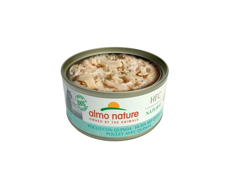 Almo Nature Nassfutter HFC Natural Huhn mit Quinoa, 24 x 70 g – Bild 3