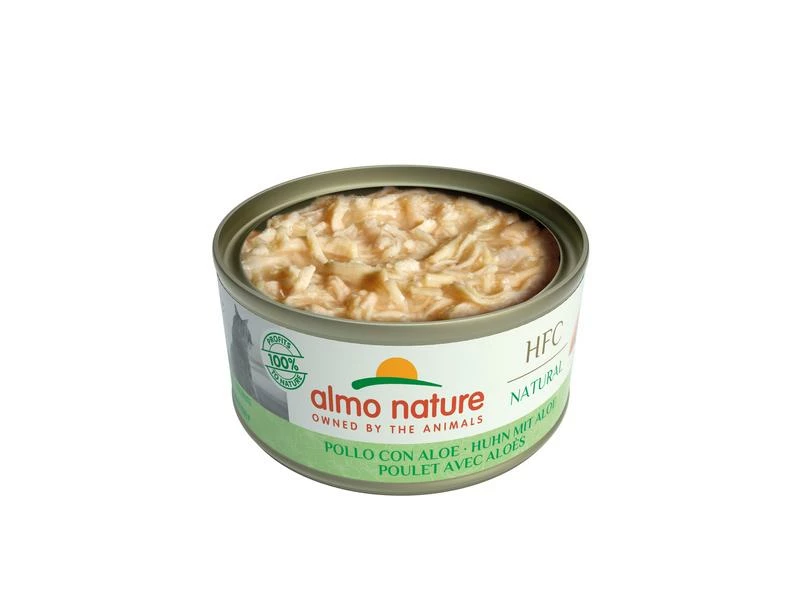 Almo Nature Nassfutter HFC Natural Huhn mit Aloe, 24 x 70 g – Bild 3