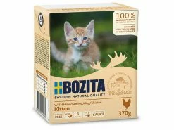 Bozita Nassfutter Häppchen in Sauce Kitten mit Hühnchen, 370 g