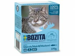 Bozita Nassfutter Häppchen in Gelée mit Makrele, 370 g