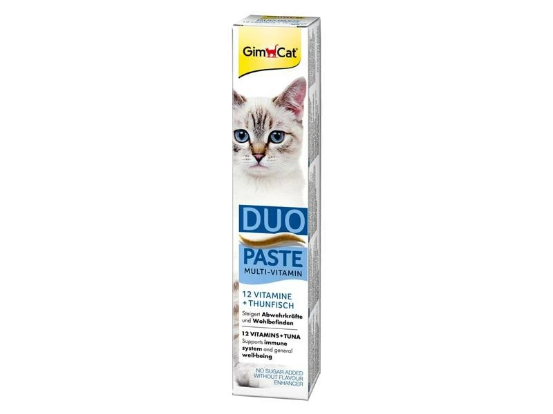 Gimpet Nahrungsergänzung GimCat Multi-Vitamin Duo-Paste, 50 g – Bild 2
