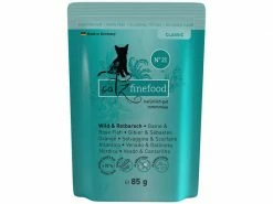 Catz finefood Nassfutter No.21 Wild & Rotbarsch, 85 g
