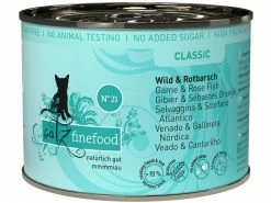 Catz finefood Nassfutter No.21 Wild & Rotbarsch, 200 g