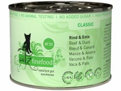 Catz finefood Nassfutter No.23 Rind & Ente, 200 g