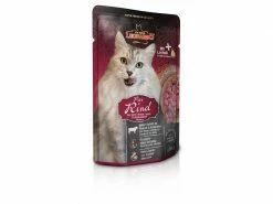 Leonardo Cat Food Nassfutter Rind Pur, 85 g