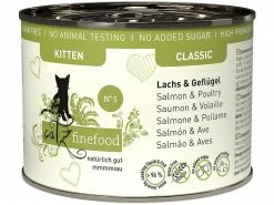 Catz finefood Nassfutter Kitten No.05 Lachs & Geflügel, 6 x 200 g