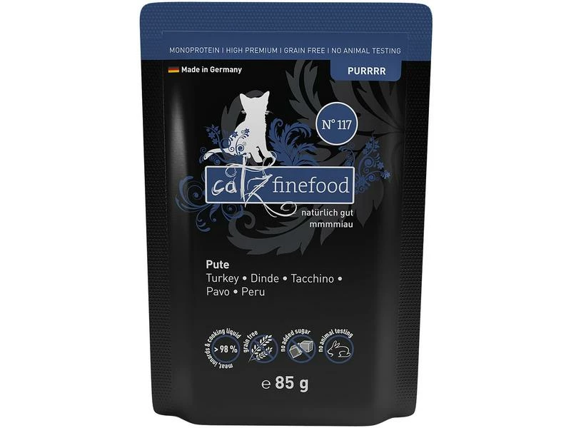 Catz finefood Nassfutter Purrrr No.117 Truthahn, 85 g
