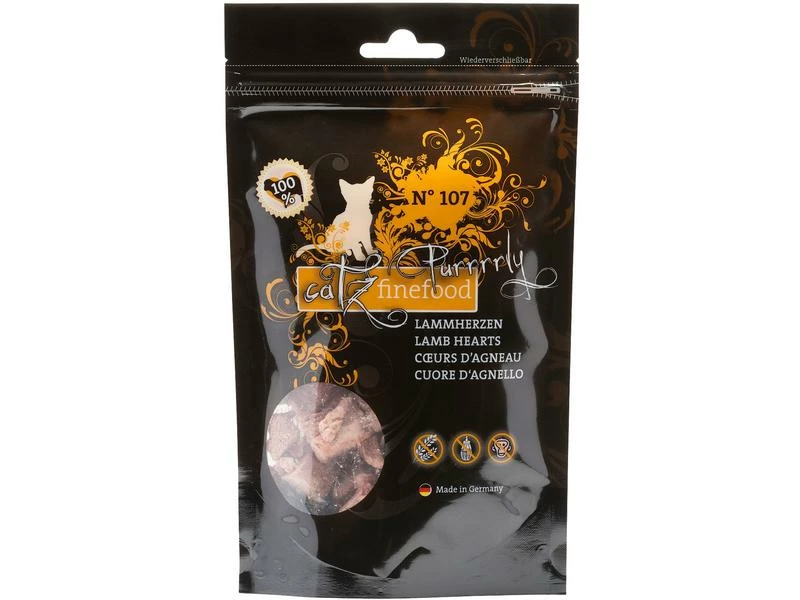 Catz finefood Katzen-Snack Purrrrly No.107 Lammherzen, 35 g