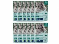 Bozita Nassfutter Pouch Häppchen in Gelée Barsch, 12 x 85 g