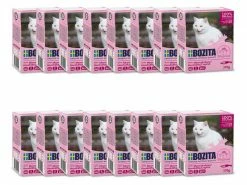 Bozita Nassfutter Häppchen in Gelée mit Meereskrebsen, 16 x 370 g