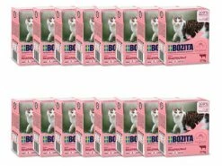 Bozita Nassfutter Häppchen in Sauce mit Rind, 16 x 370 g