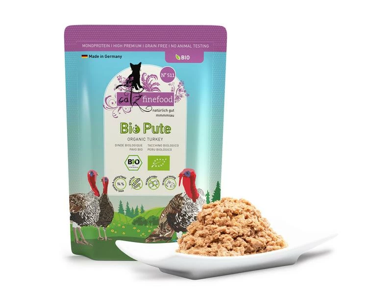 Catz finefood Nassfutter Bio No.511 Truthahn, 85 g – Bild 3