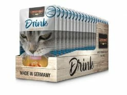 Leonardo Cat Food Katzen-Snack Drink Lachs, 20 x 40 g