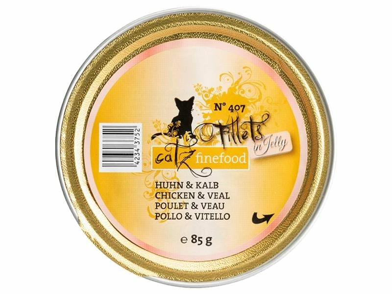 Catz finefood Nassfutter Fillets No.407 Huhn & Kalb, 85 g