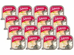 Schmusy Nassfutter Menü Hühnchen, 16 x 100 g