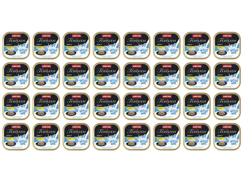 Animonda Nassfutter Vom Feinsten Milkies Huhn & Milch, 32 x 100 g