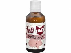 CdVet Katzen-Nahrungsergänzung feliTATZ FellGlanz, 50 ml