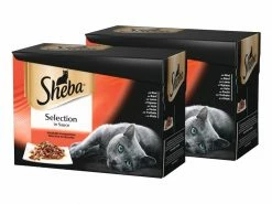 Sheba Nassfutter Selection Herzhafte Komposition, 24 x 85 g