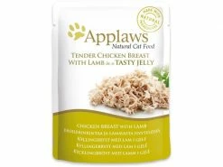 Applaws Nassfutter Pouch Hühnchen & Lamm in Gelée, 70 g