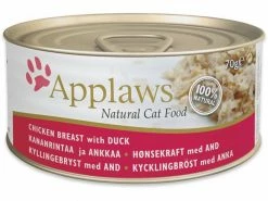 Applaws Nassfutter Dose Hühnerbrust & Ente, 24 x 70 g