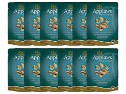 Applaws Nassfutter Pouch Thunfisch & Sardellen, 12 x 70 g