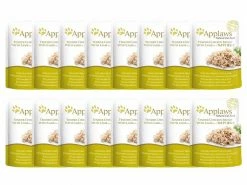 Applaws Nassfutter Pouch Hühnchen & Lamm in Gelée, 16 x 70 g