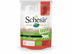 Schesir Nassfutter Bio Rind, 85 g