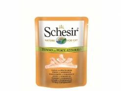 Schesir Nassfutter Thunfisch & Sardinen in Brühe, 70 g