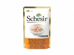 Schesir Nassfutter Thunfisch, Huhn & Garnelen in Gelée, 85 g