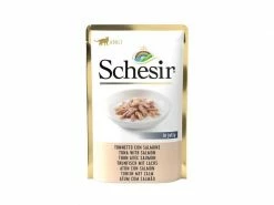 Schesir Nassfutter Thunfisch & Lachs in Gelée, 85 g