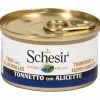 Schesir Nassfutter Thunfisch & Sardellen in Brühe, 85 g