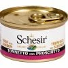 Schesir Nassfutter Thunfisch & Schinken in Gelée, 85 g