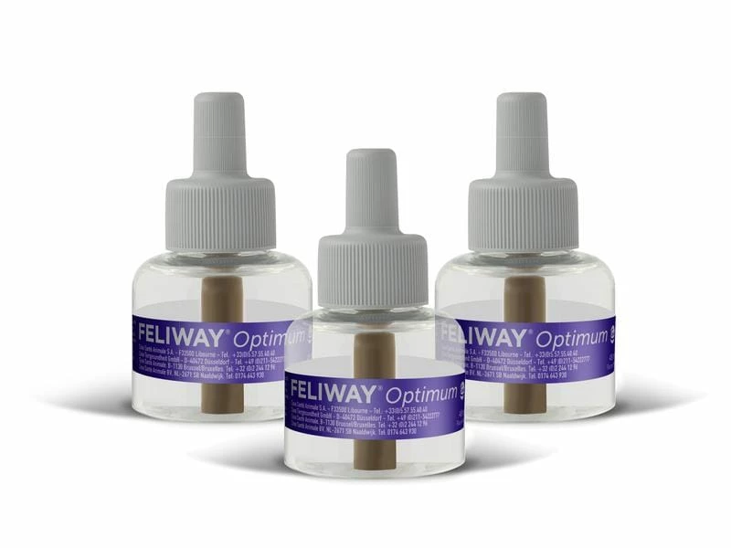 Feliway Wohlbefinden Optimum Nachfüllflakon, 3 x 48 ml – Bild 3