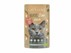 Cat's Love Nassfutter BIO Adult Rind, 100 g