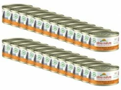 Almo Nature Nassfutter HFC Natural Huhn und Thunfisch, 24 x 70 g