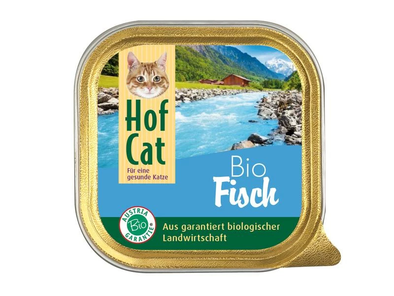 HofCat Nassfutter Fisch, 16 x 100g – Bild 2