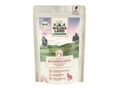 Wildes Land Nassfutter Adult BIO Rind & Huhn 85 g
