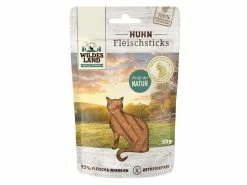 Wildes Land Katzen-Snack Huhn Pur Sticks 50 g