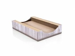 CanadianCat Kratzmöbel Kratzkarton, Braun-weiss